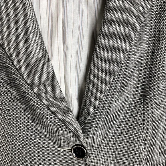 CABi Barrister Tweed Ruched 3/4 Sleeve Womens Blazer Style 923  Brown Size 8 - Picture 3 of 12